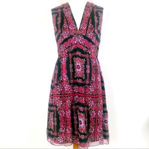 Anthropologie Silk Sleeveless Dress